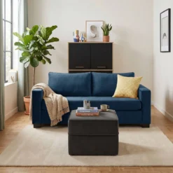 Canapé convertible velours Octave
