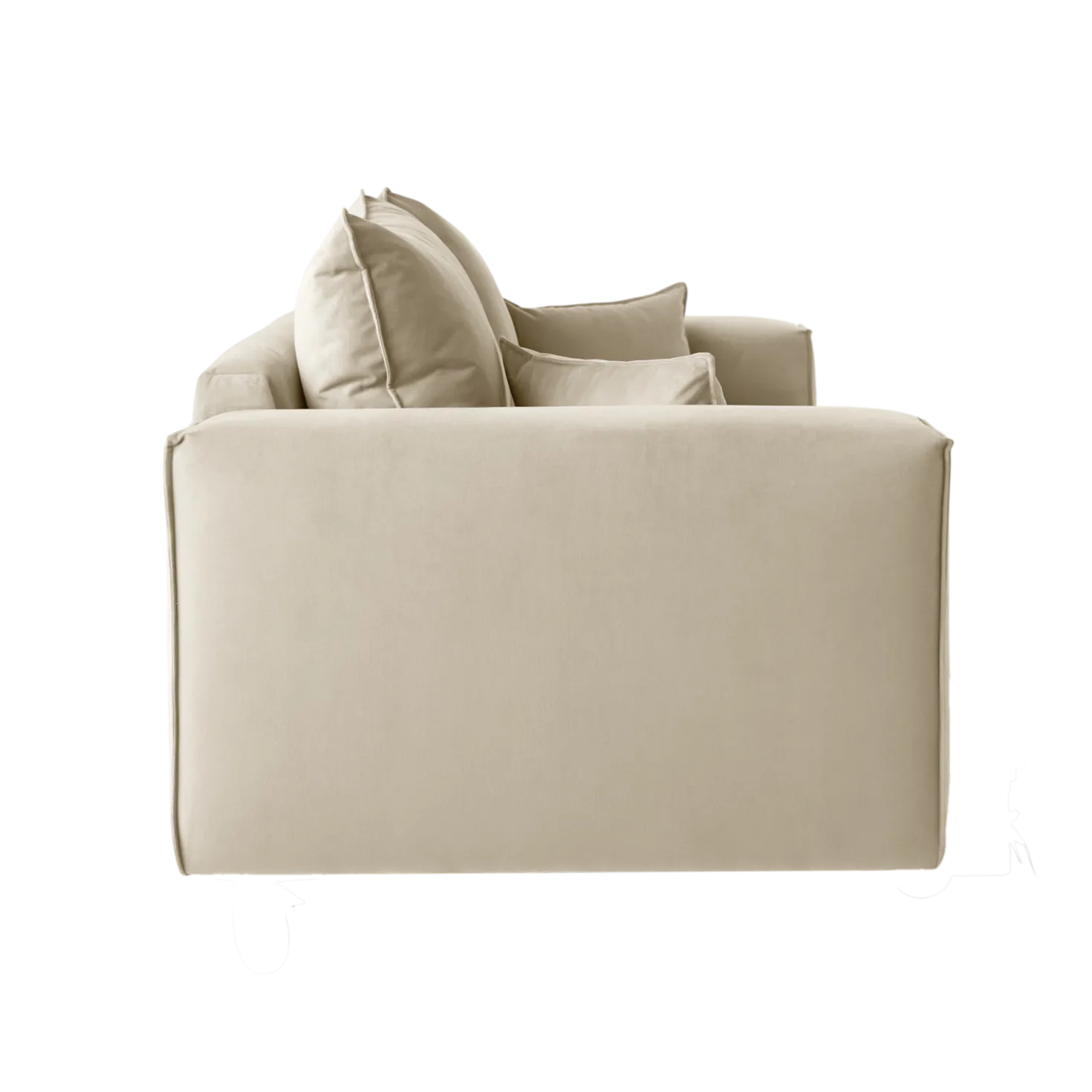 Canapé convertible velours Orel