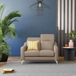 Canapé cuir têtières relevables Ben