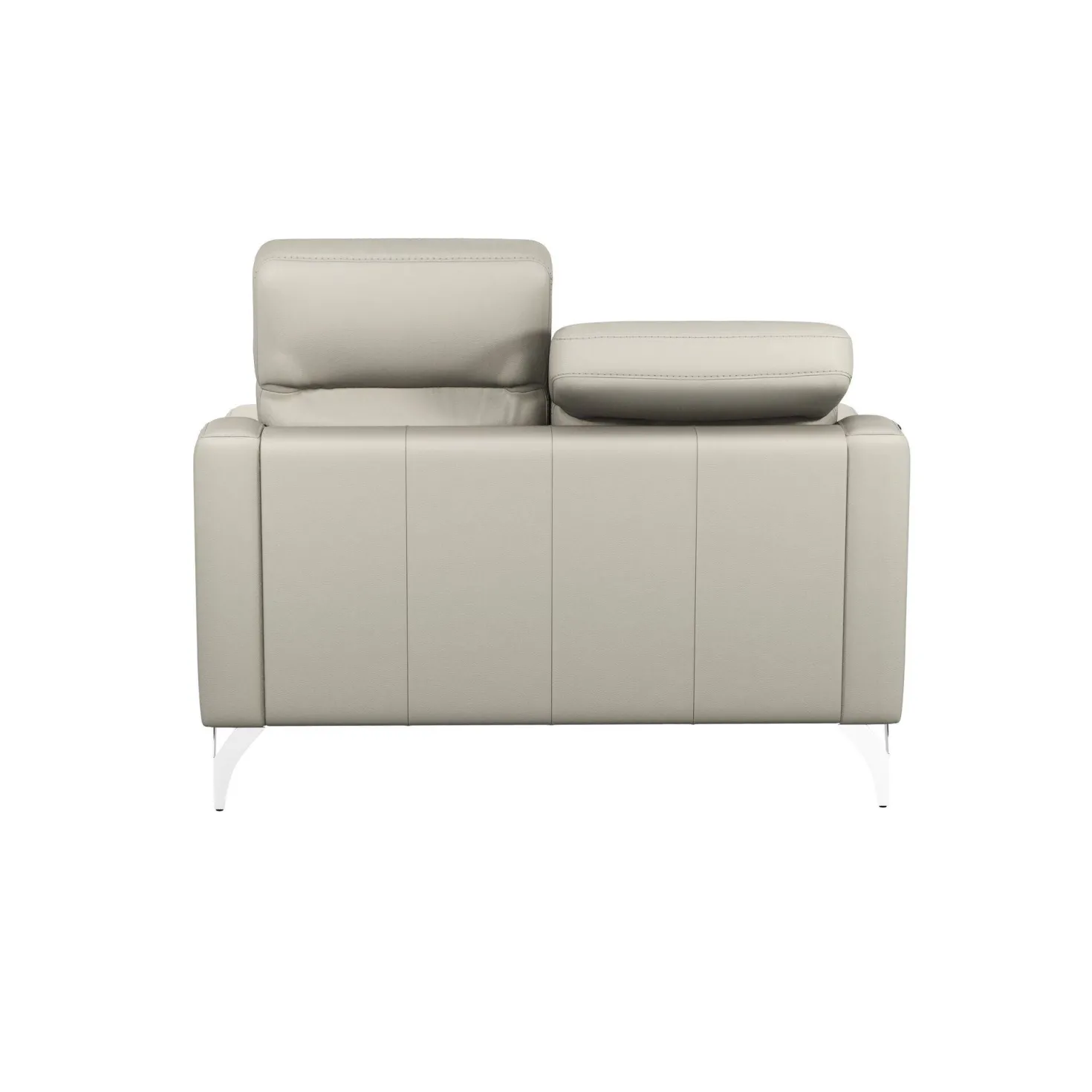 Canapé cuir têtières relevables Ben