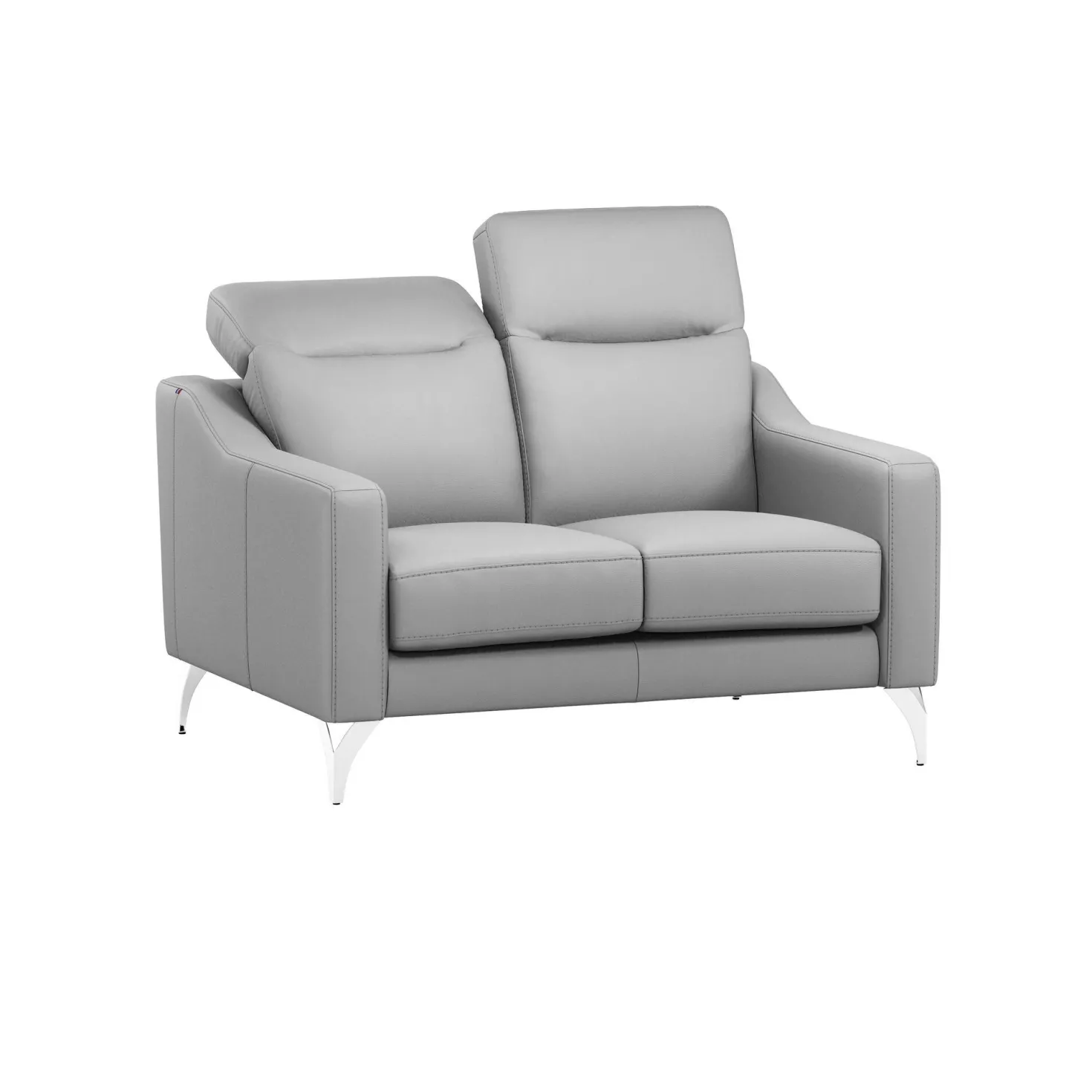 Canapé cuir têtières relevables Ben