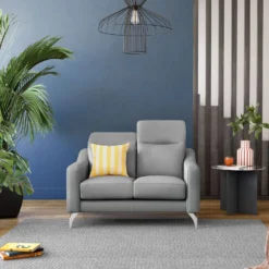 Canapé cuir têtières relevables Ben