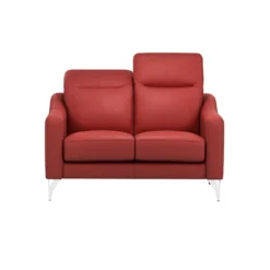 Canapé cuir têtières relevables Ben