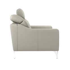Canapé cuir têtières relevables Ben