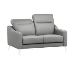 Canapé cuir têtières relevables Ben