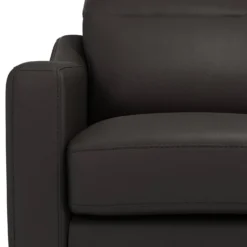 Canapé cuir têtières relevables Ben