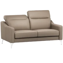 Canapé cuir têtières relevables Ben