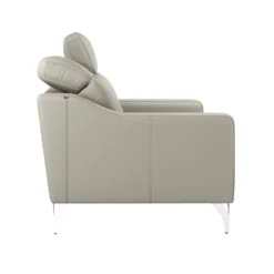 Canapé cuir têtières relevables Ben