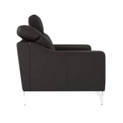 Canapé cuir têtières relevables Ben