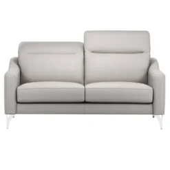 Canapé cuir têtières relevables Ben
