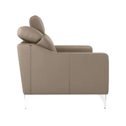 Canapé cuir têtières relevables Ben
