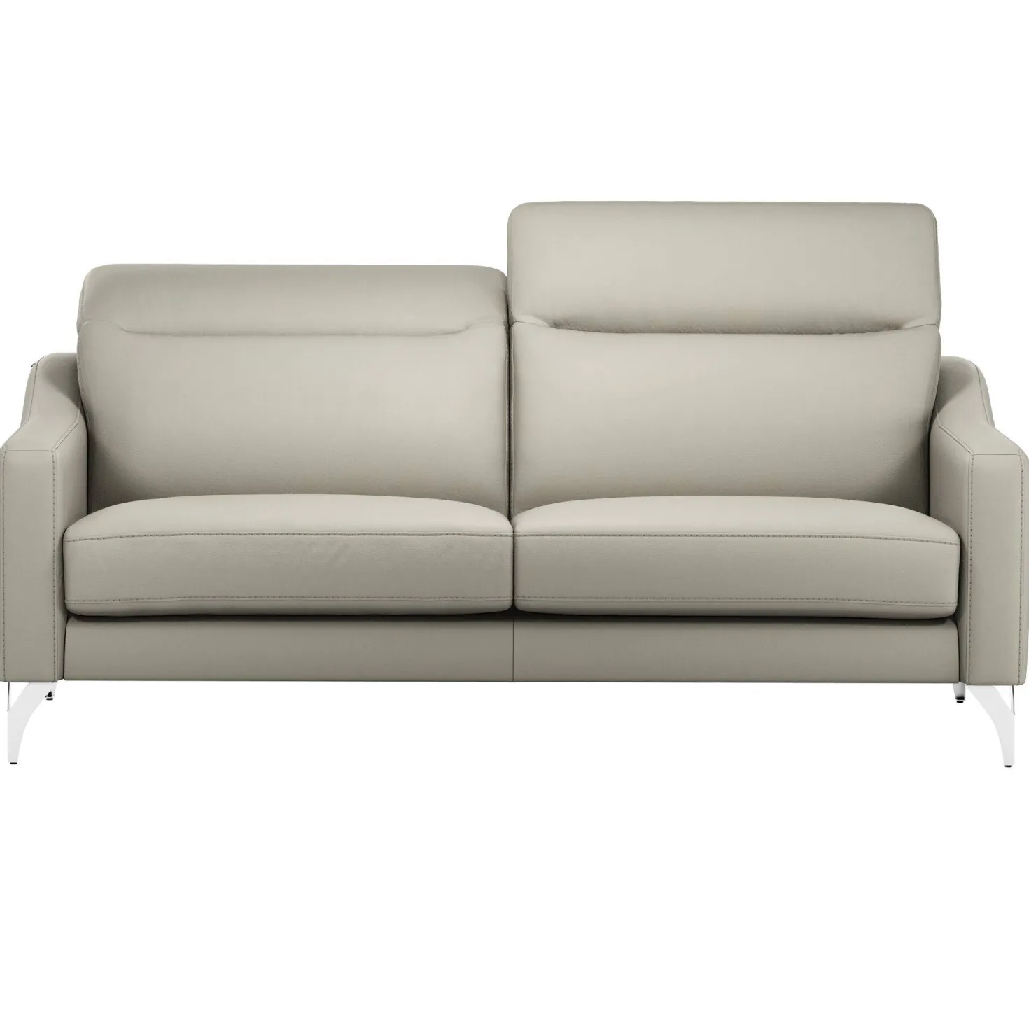 Canapé cuir têtières relevables Ben