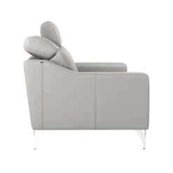 Canapé cuir têtières relevables Ben
