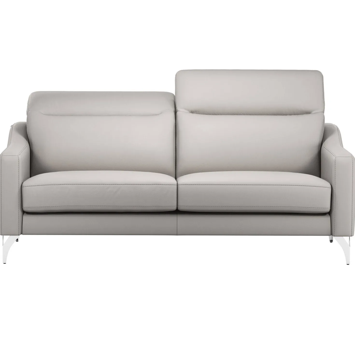Canapé cuir têtières relevables Ben