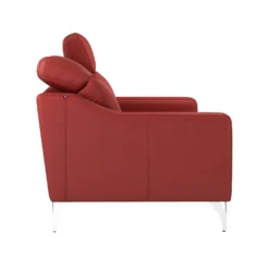 Canapé cuir têtières relevables Ben