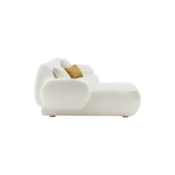 Canapé d'angle bouclette Oméga