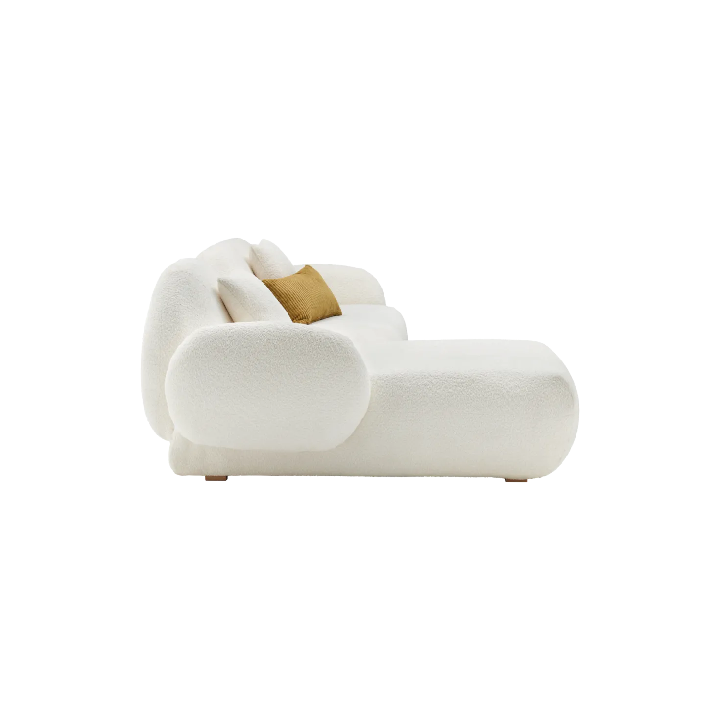 Canapé d'angle bouclette Oméga