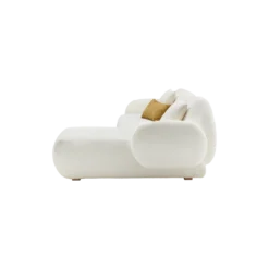 Canapé d'angle bouclette Oméga