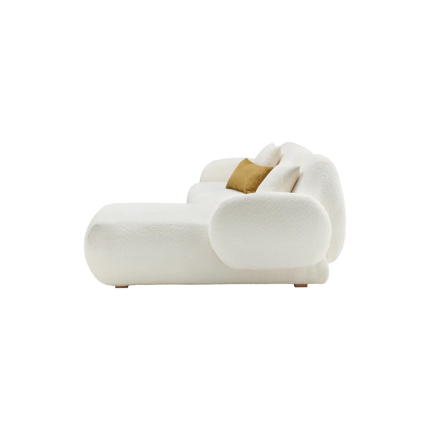 Canapé d'angle bouclette Oméga
