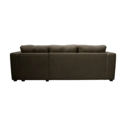 Canapé d'angle convertible et réversible tissu chenillé Pyram