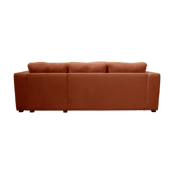 Canapé d'angle convertible et réversible tissu chenillé Pyram