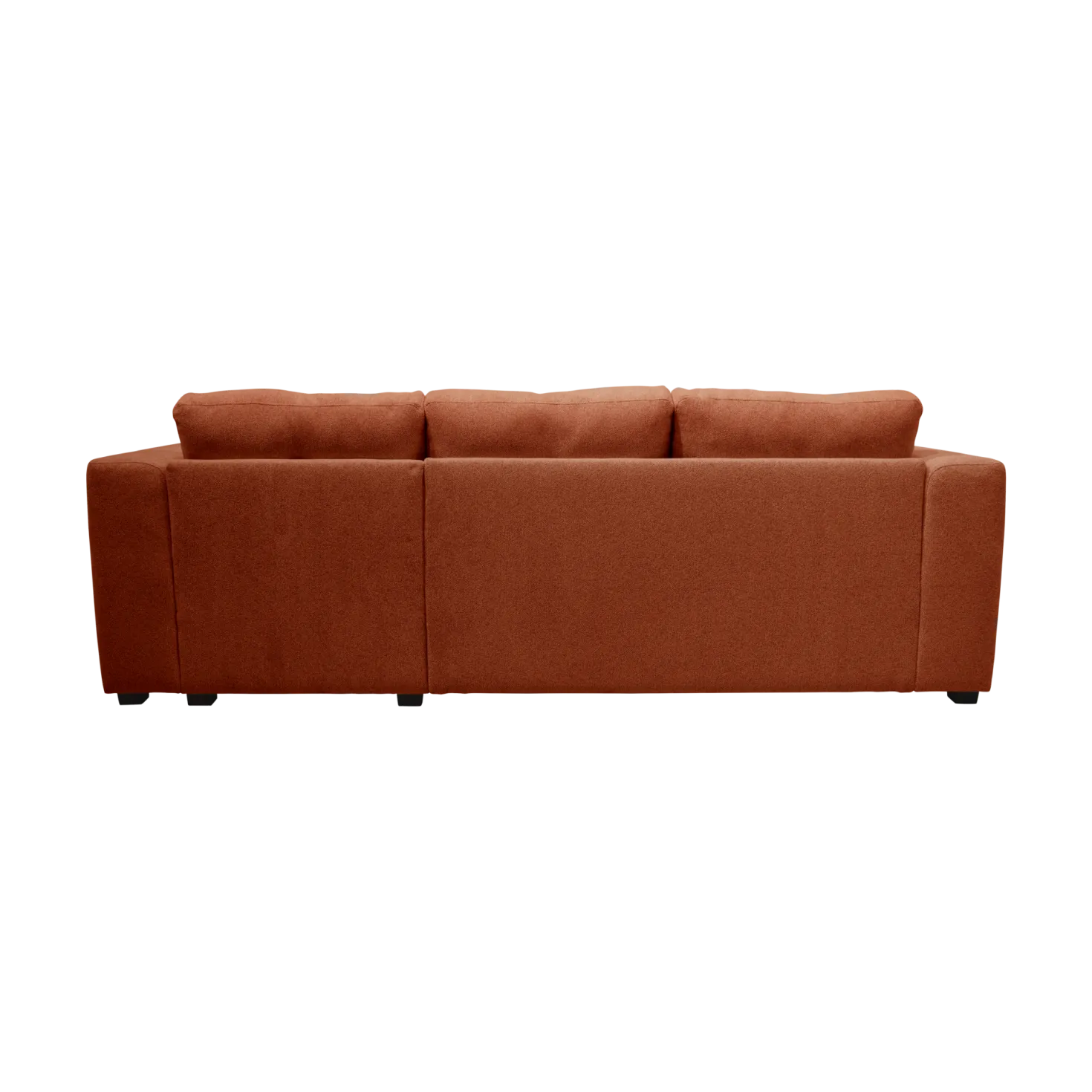 Canapé d'angle convertible et réversible tissu chenillé Pyram