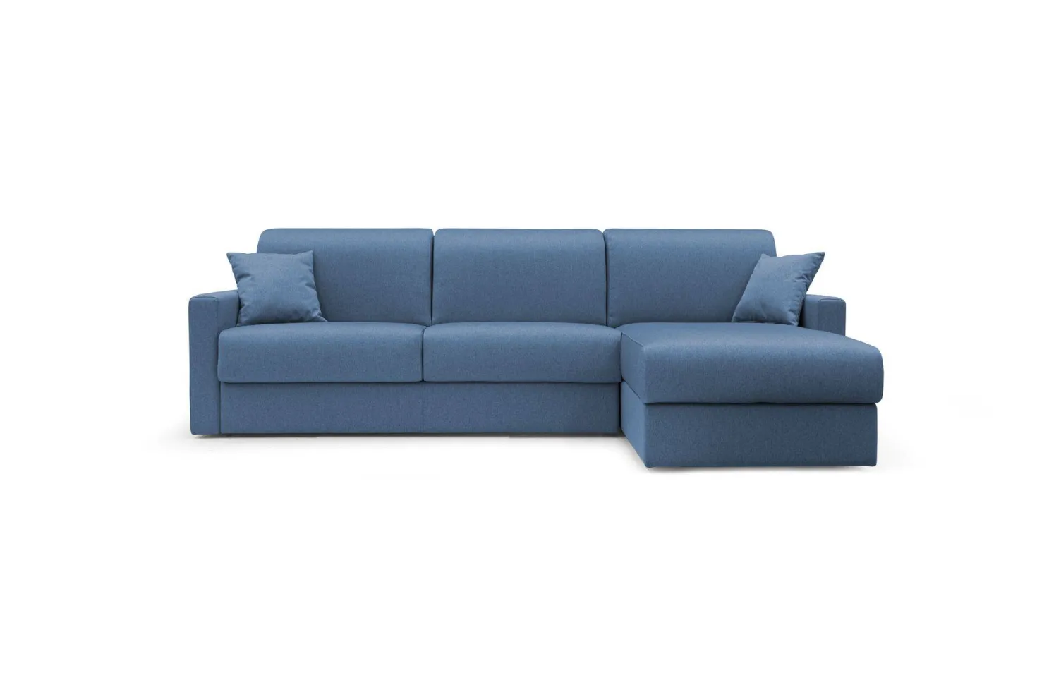 Canapé d'angle convertible et réversible tissu déhoussable Aubin