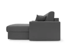 Canapé d'angle convertible et réversible tissu déhoussable Aubin