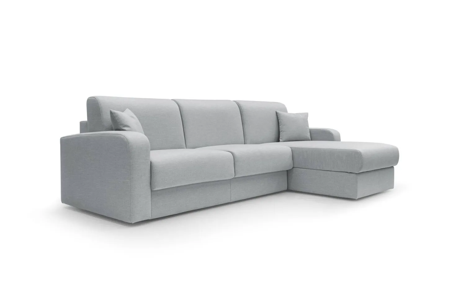 Canapé d'angle convertible et réversible tissu recyclé déhoussable Alizée