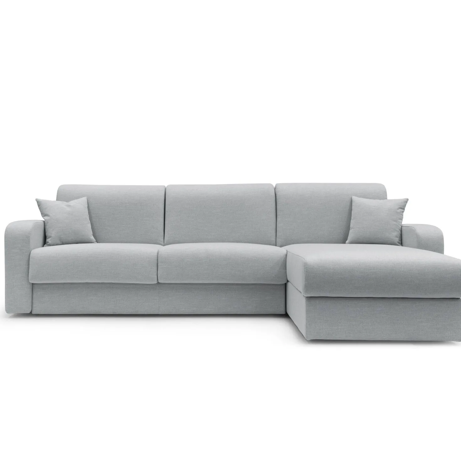 Canapé d'angle convertible et réversible tissu recyclé déhoussable Alizée
