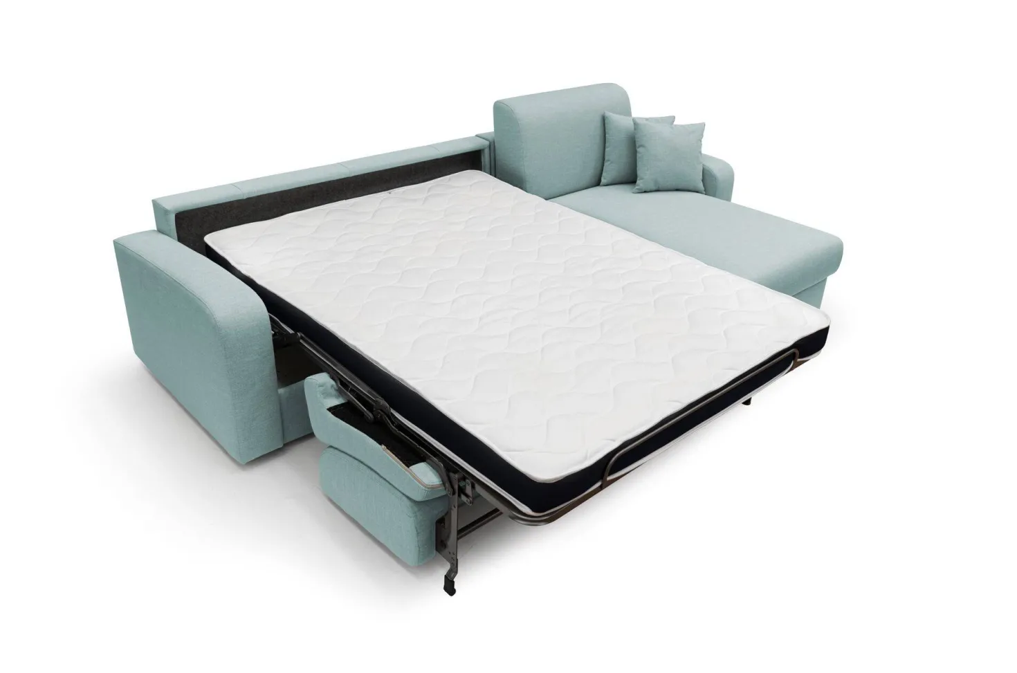 Canapé d'angle convertible et réversible tissu recyclé déhoussable Alizée