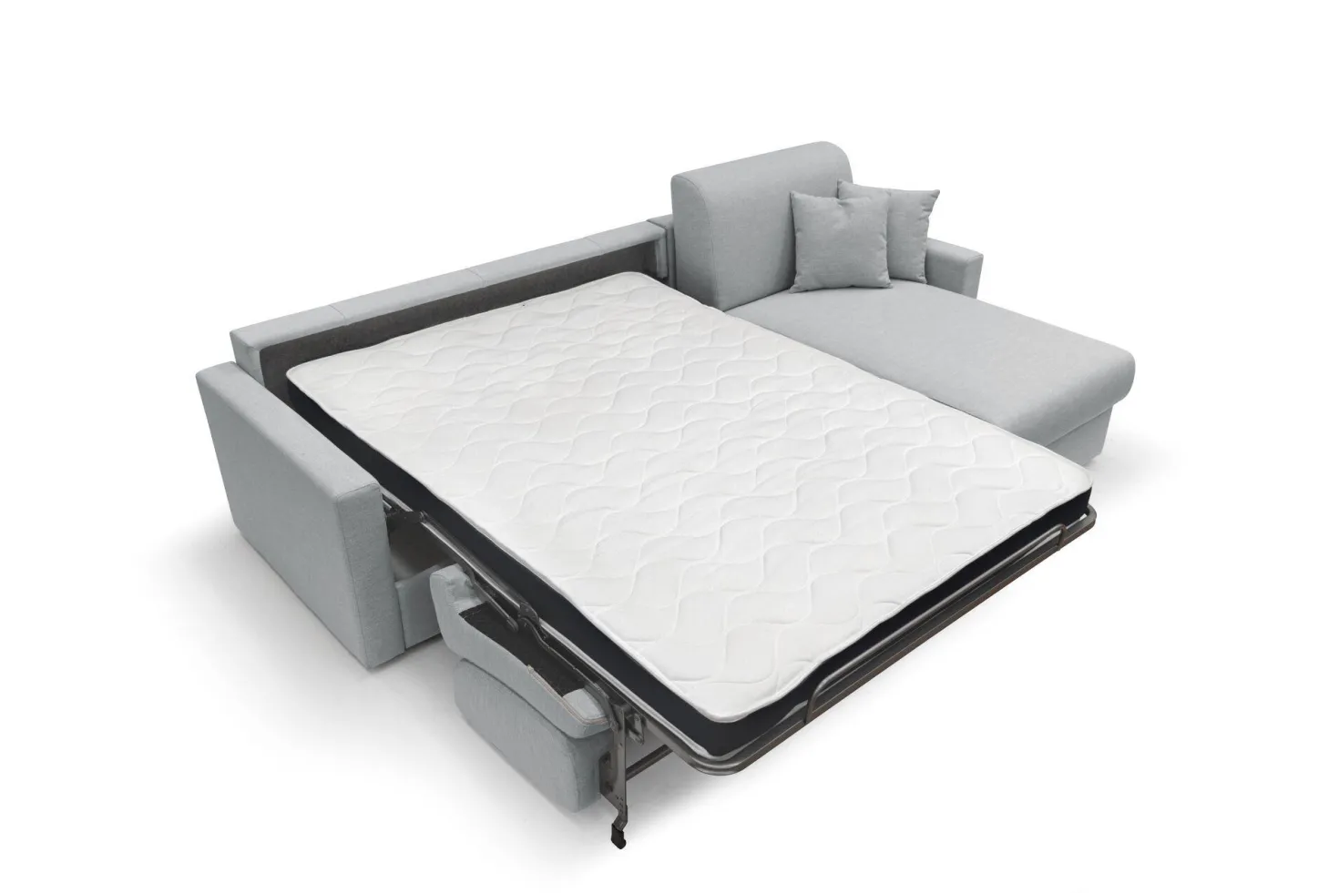 Canapé d'angle convertible et réversible tissu recyclé déhoussable Aubin