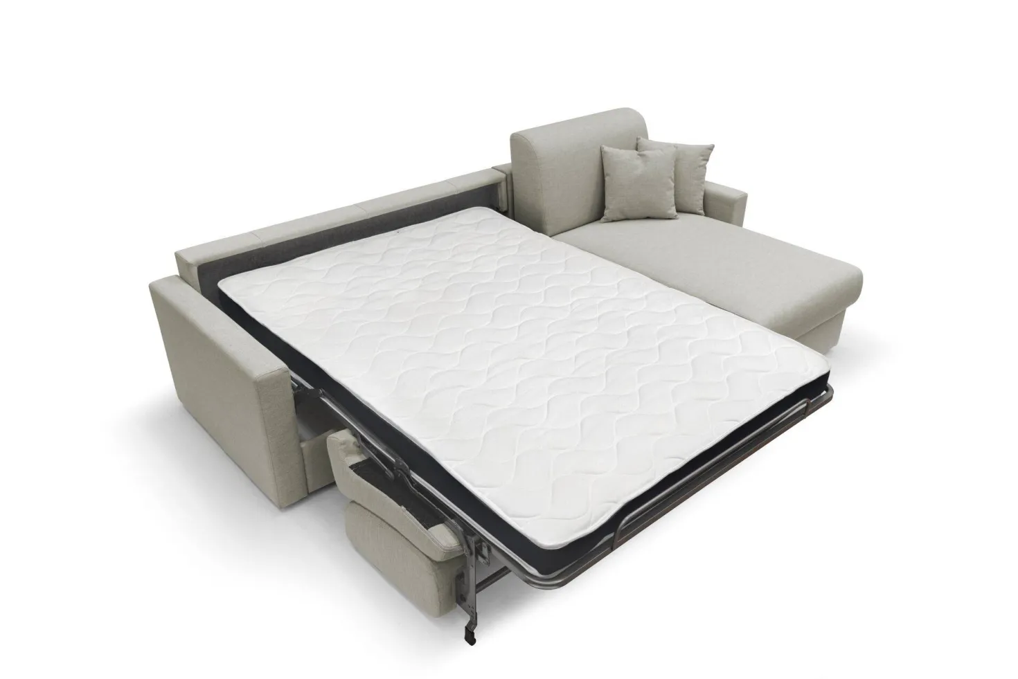 Canapé d'angle convertible et réversible tissu recyclé déhoussable Aubin