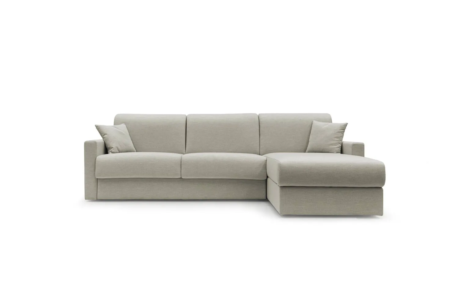 Canapé d'angle convertible et réversible tissu recyclé déhoussable Aubin
