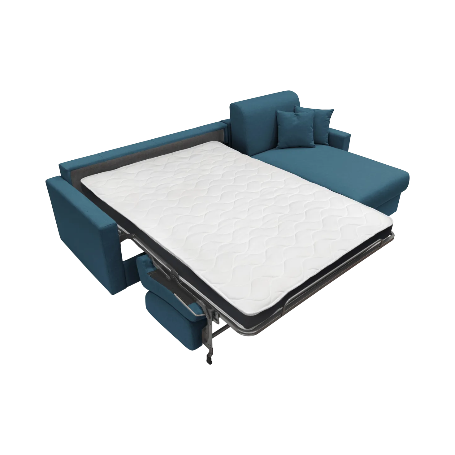 Canapé d'angle convertible et réversible tissu recyclé déhoussable Aubin
