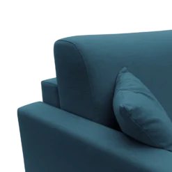 Canapé d'angle convertible et réversible tissu recyclé déhoussable Aubin