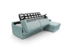Canapé d'angle convertible et réversible tissu recyclé déhoussable Arthur