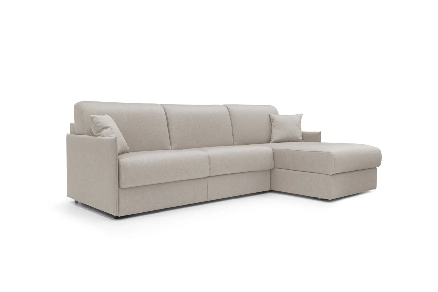 Canapé d'angle convertible et réversible tissu recyclé déhoussable Arthur