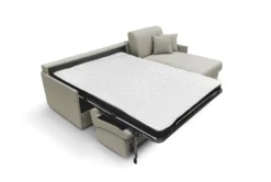 Canapé d'angle convertible et réversible tissu recyclé déhoussable Arthur