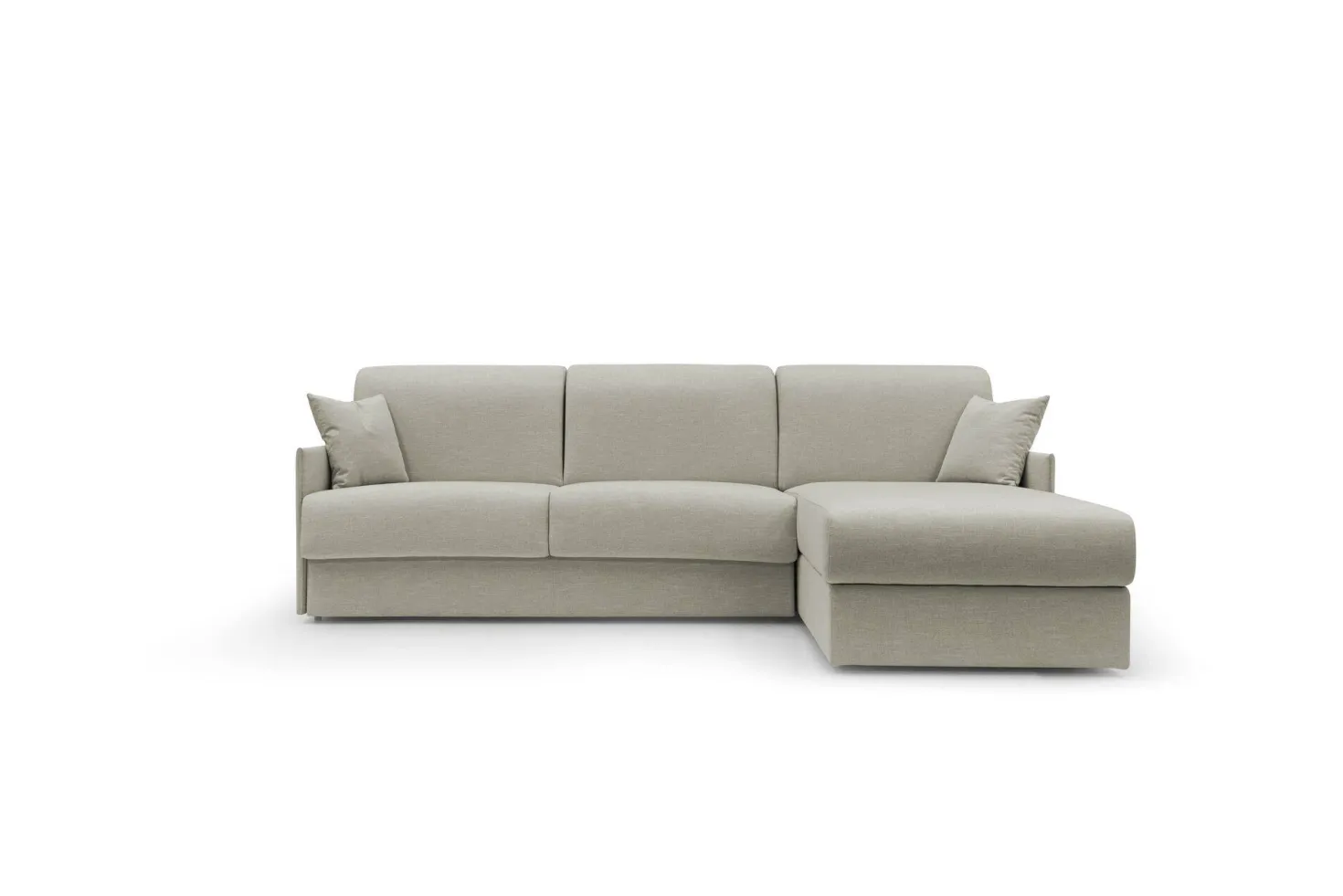 Canapé d'angle convertible et réversible tissu recyclé déhoussable Arthur