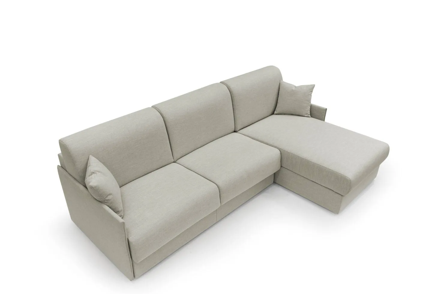Canapé d'angle convertible et réversible tissu recyclé déhoussable Arthur