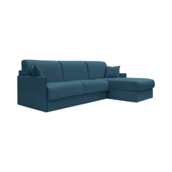 Canapé d'angle convertible et réversible tissu recyclé déhoussable Arthur