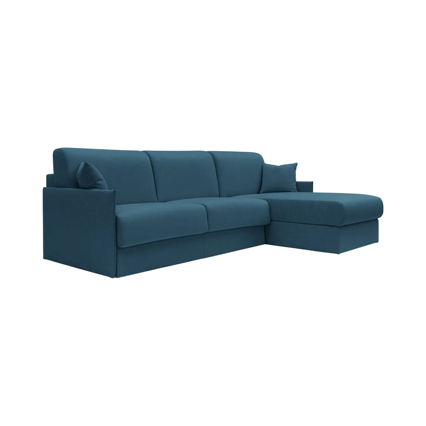 Canapé d'angle convertible et réversible tissu recyclé déhoussable Arthur
