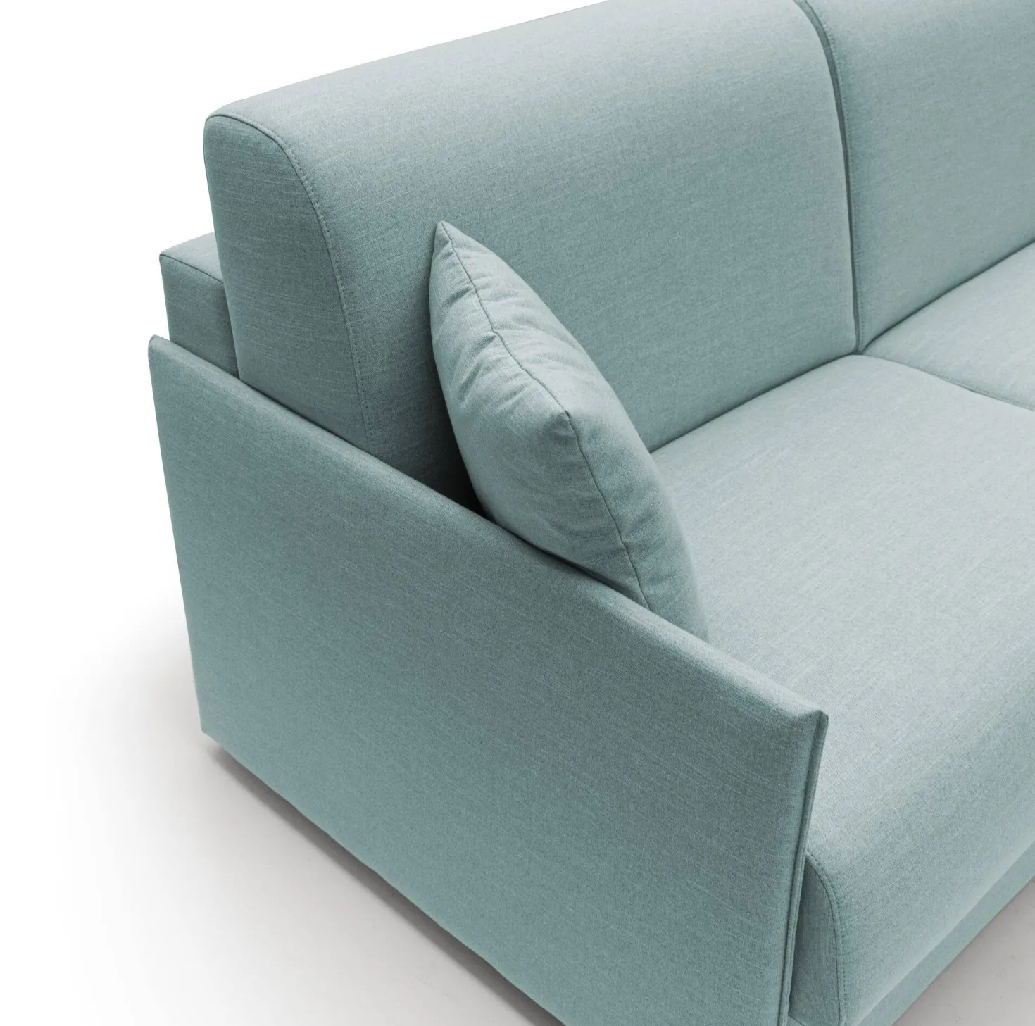 Canapé d'angle convertible et réversible tissu recyclé déhoussable Arthur