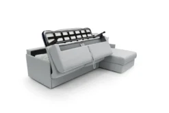 Canapé d'angle convertible et réversible tissu recyclé déhoussable Arthur