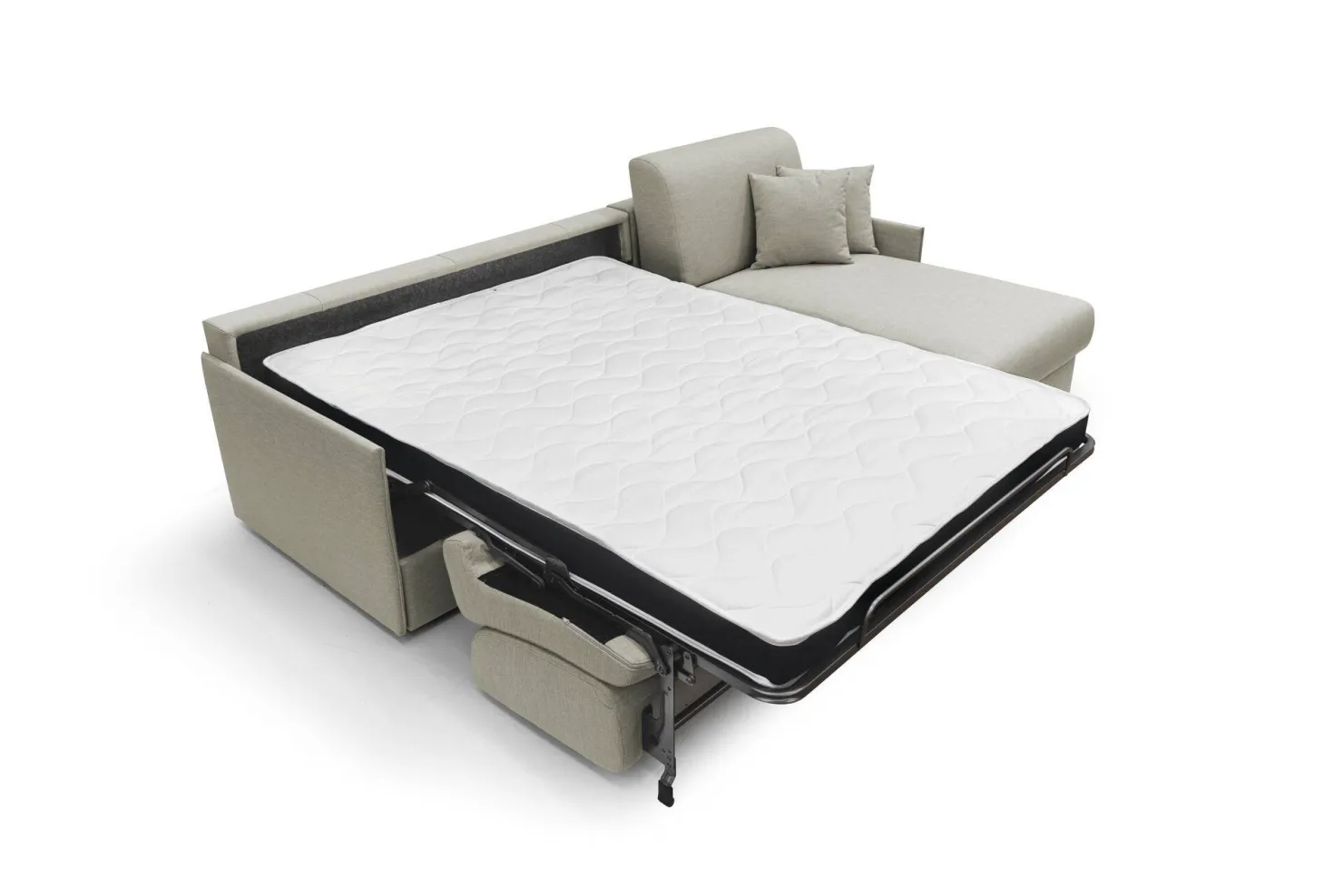 Canapé d'angle convertible et réversible tissu recyclé déhoussable Arthur
