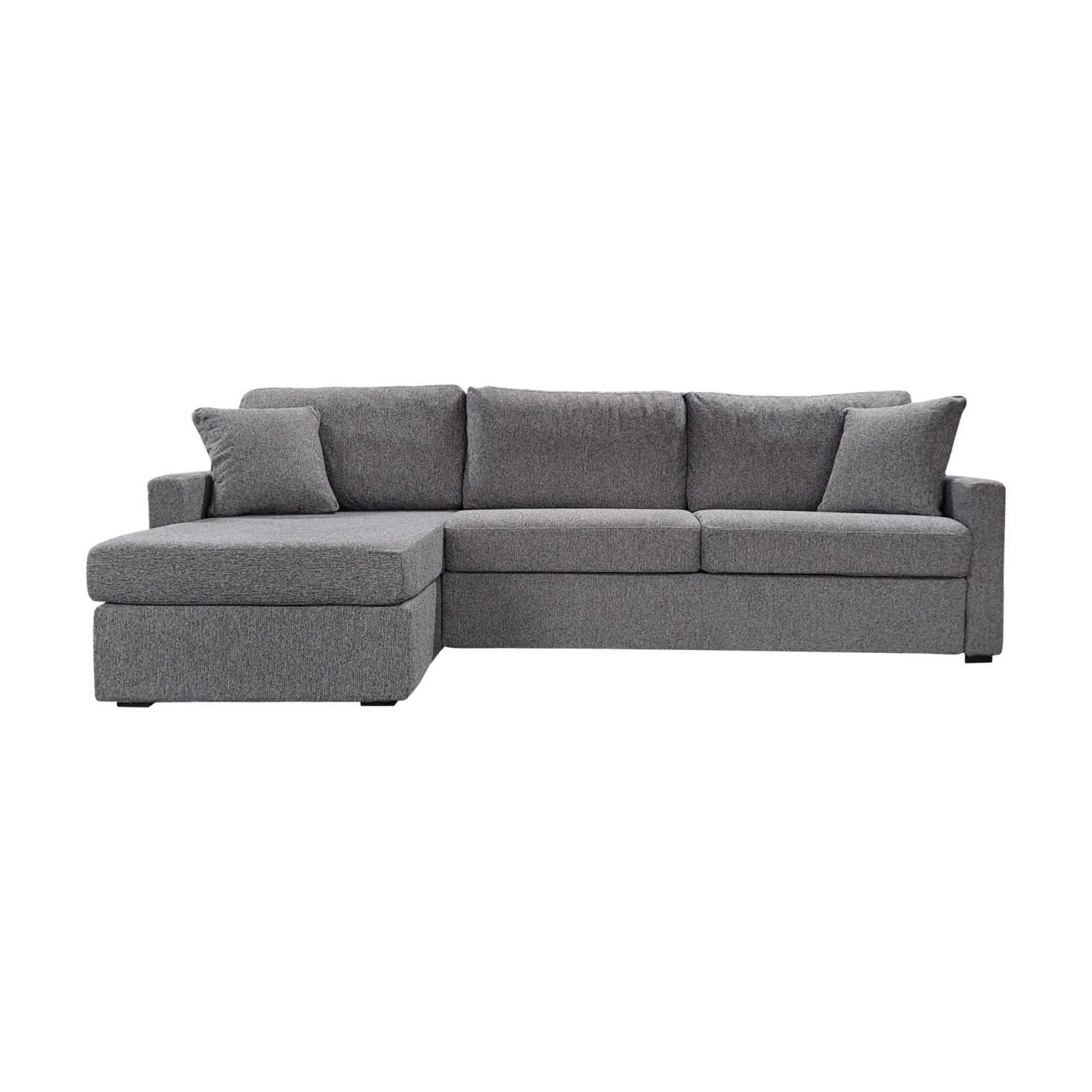 Canapé d'angle convertible et réversible tissu déhoussable Oslo