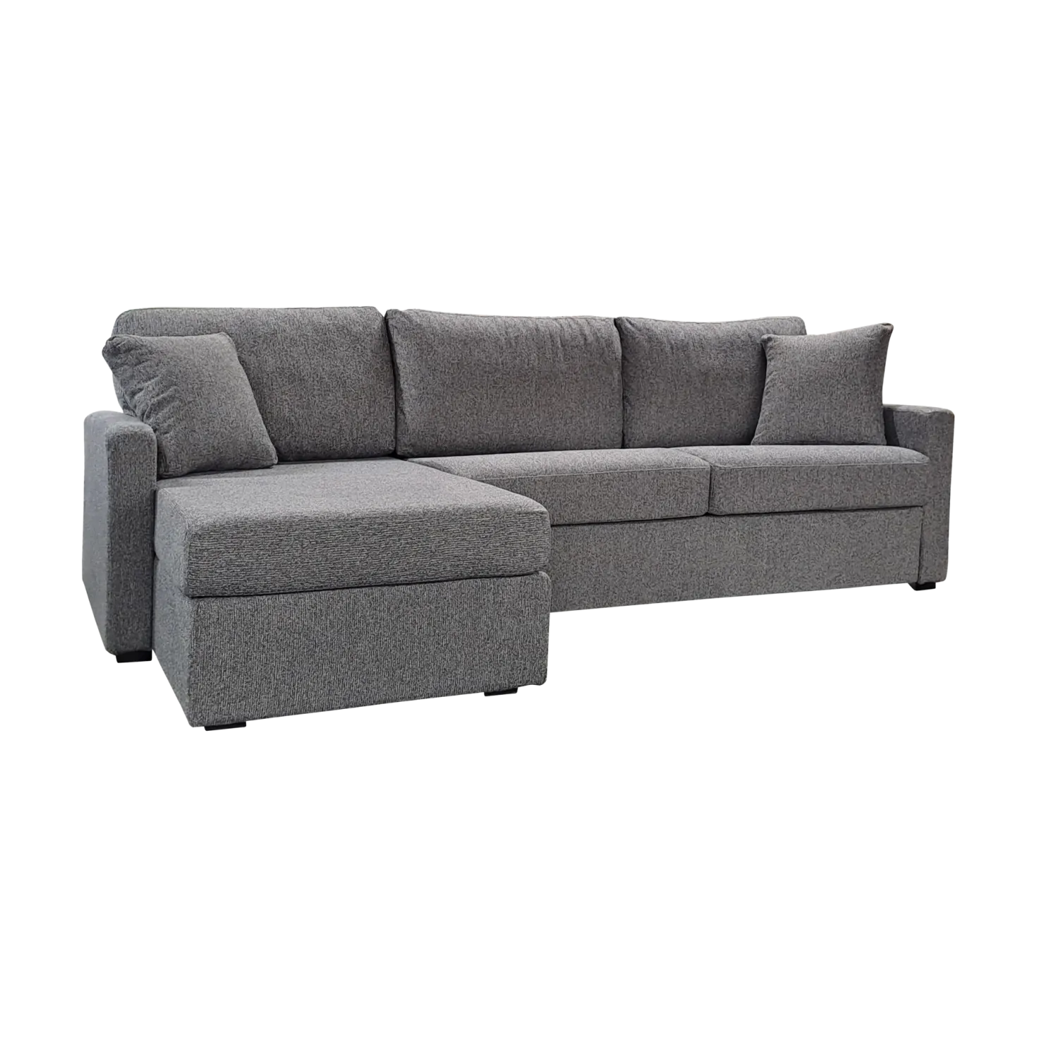 Canapé d'angle convertible et réversible tissu déhoussable Oslo