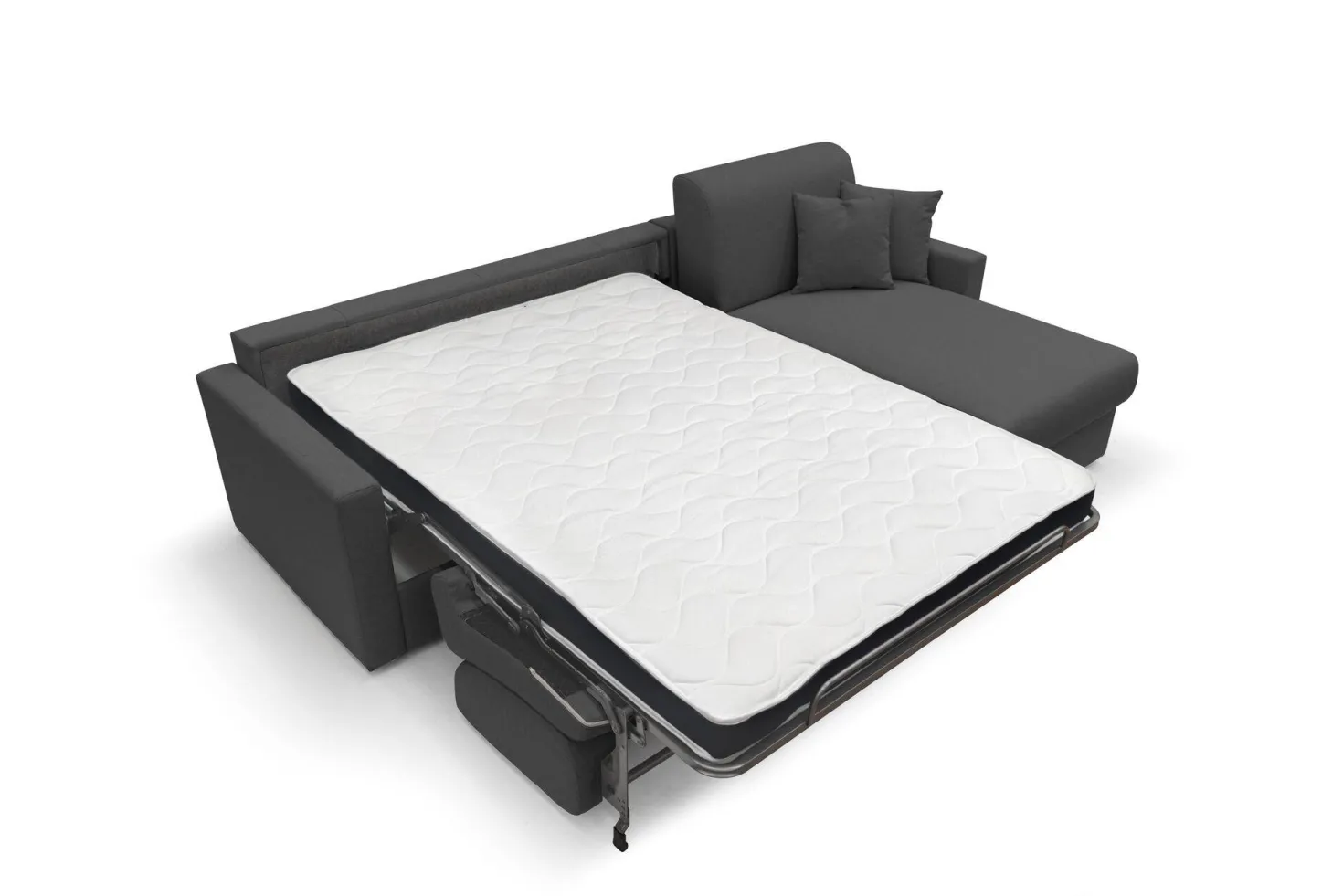 Canapé d'angle convertible et réversible tissu recyclé déhoussable Aubin