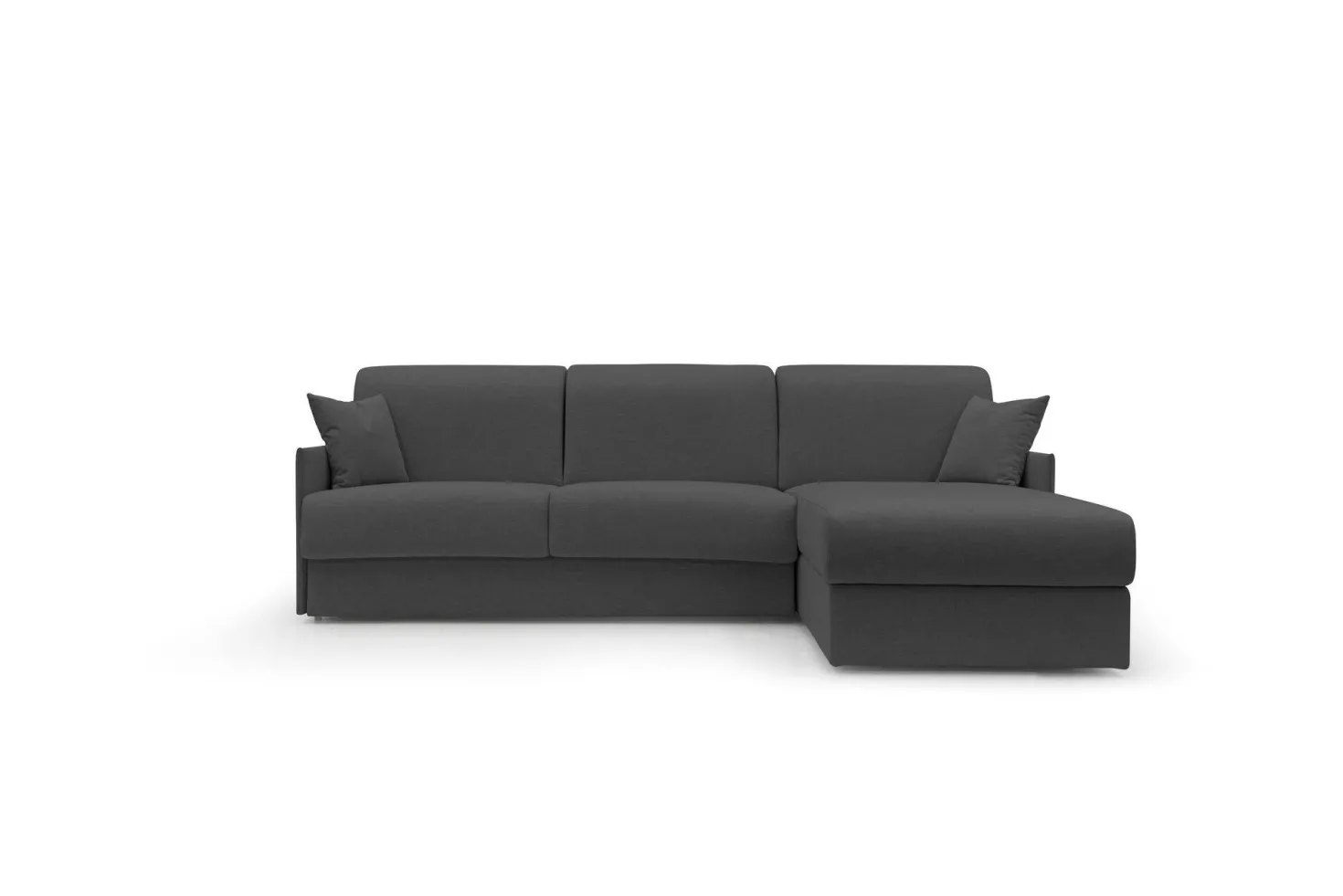 Canapé d'angle convertible et réversible tissu recyclé déhoussable Arthur